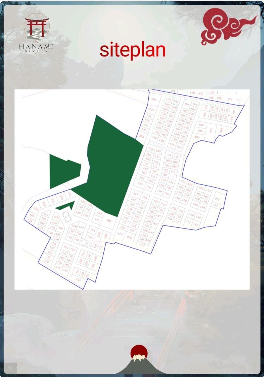 Siteplan THE HANAMI RIVERA
